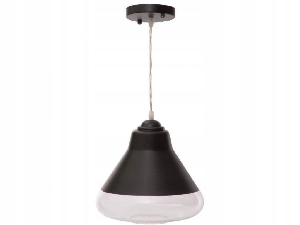 Závesná lampa, čierna, ? 25 cm