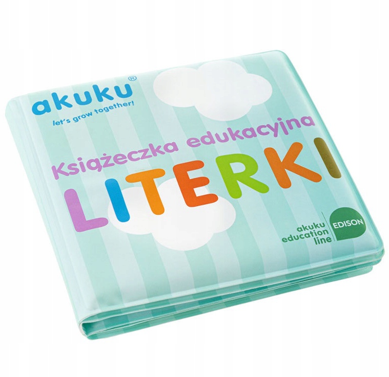 AKUKU KSIĄŻECZKA EDUKACYJNA DO WODY Z PISZCZKIEM
