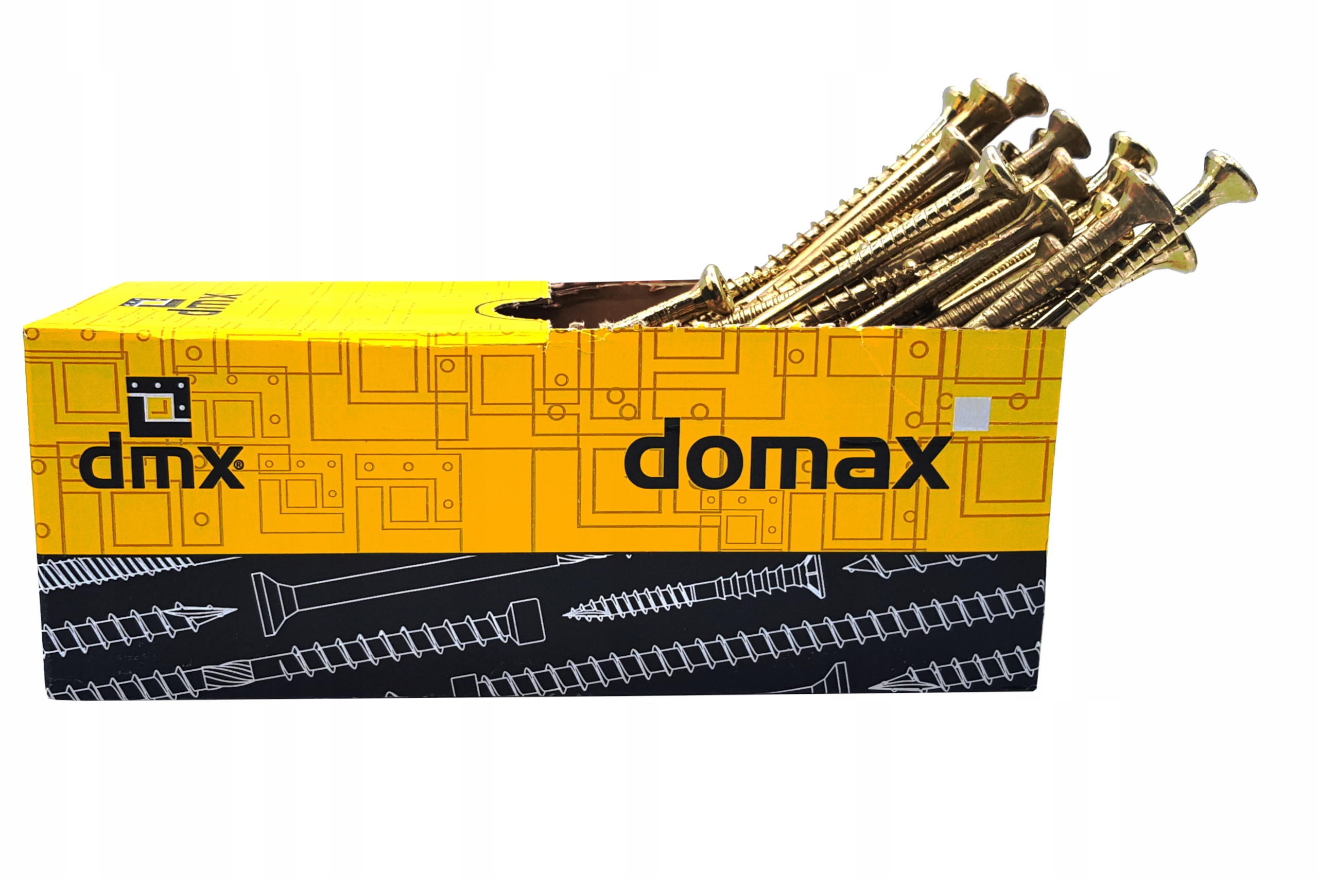 Wkręty ciesielskie do drewna 8 x 160mm Torx 50 szt Długość wkręta 160 mm