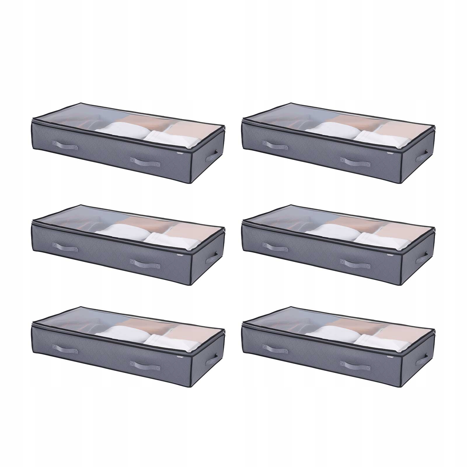Vevor Taška Na Uskladnenie Pod Posteľou 6 Ks 996X500X180 MM Silná Veľká