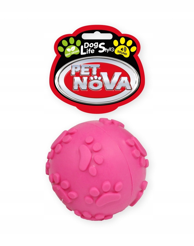 

Pet Nova Zabawka Piłka z Dźwiękiem 6cm Różowa