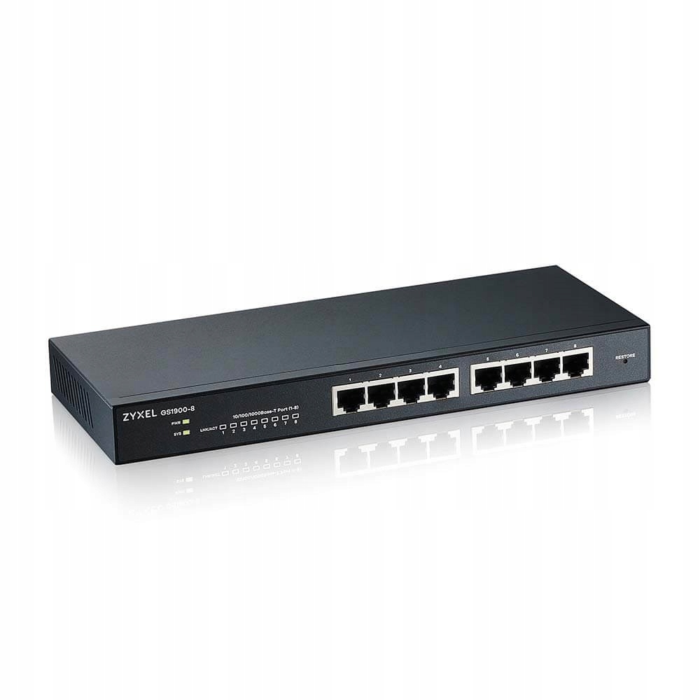 GS1900-8-EU0102F 8port desk switch Zyxel