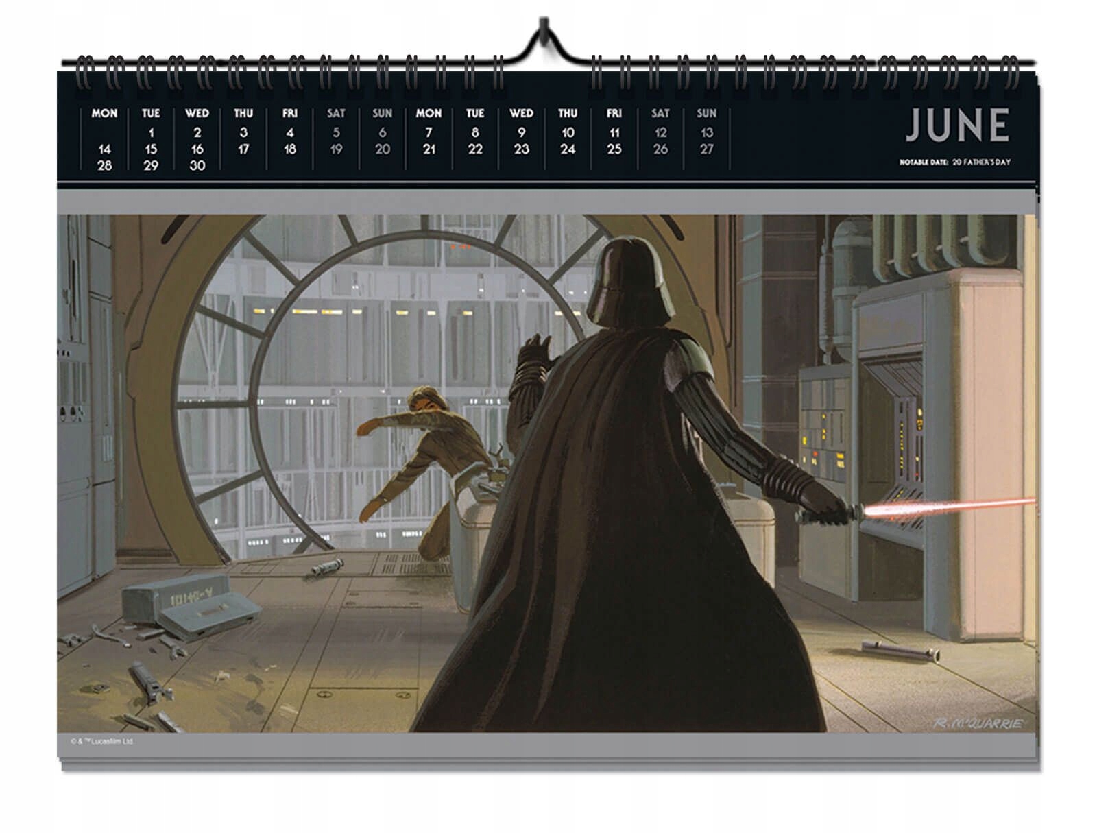 

Star Wars Classic Deluxe kalendarz A3 na 2021 rok