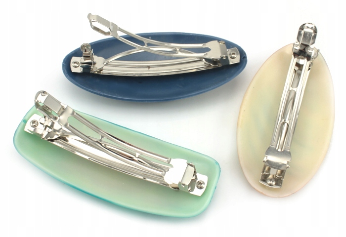 SPINKA KLAMRA DO WŁOSÓW AUTOMAT GLAMOUR TURKUSOWA Marka Inna marka