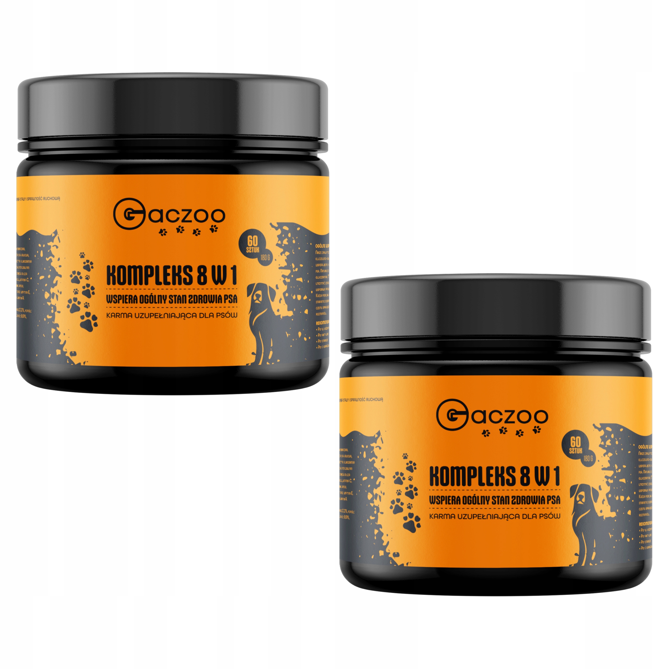 Levně Doplněk stravy pro psa Gaczoo Komplex 8 v 1 120 ks 2 x 180 g zdravá lahůdka