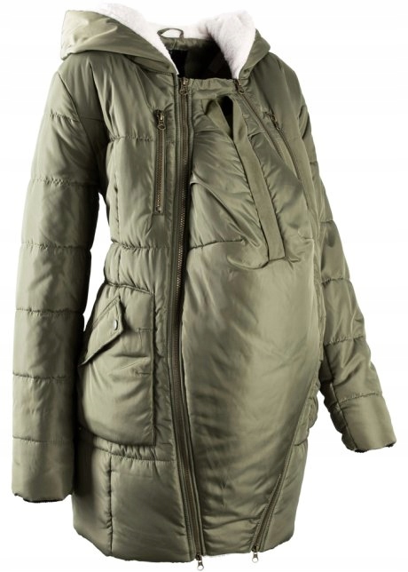 B.P.C płaszczyk ciążowy ocieplany khaki panel r.50 Model 936799
