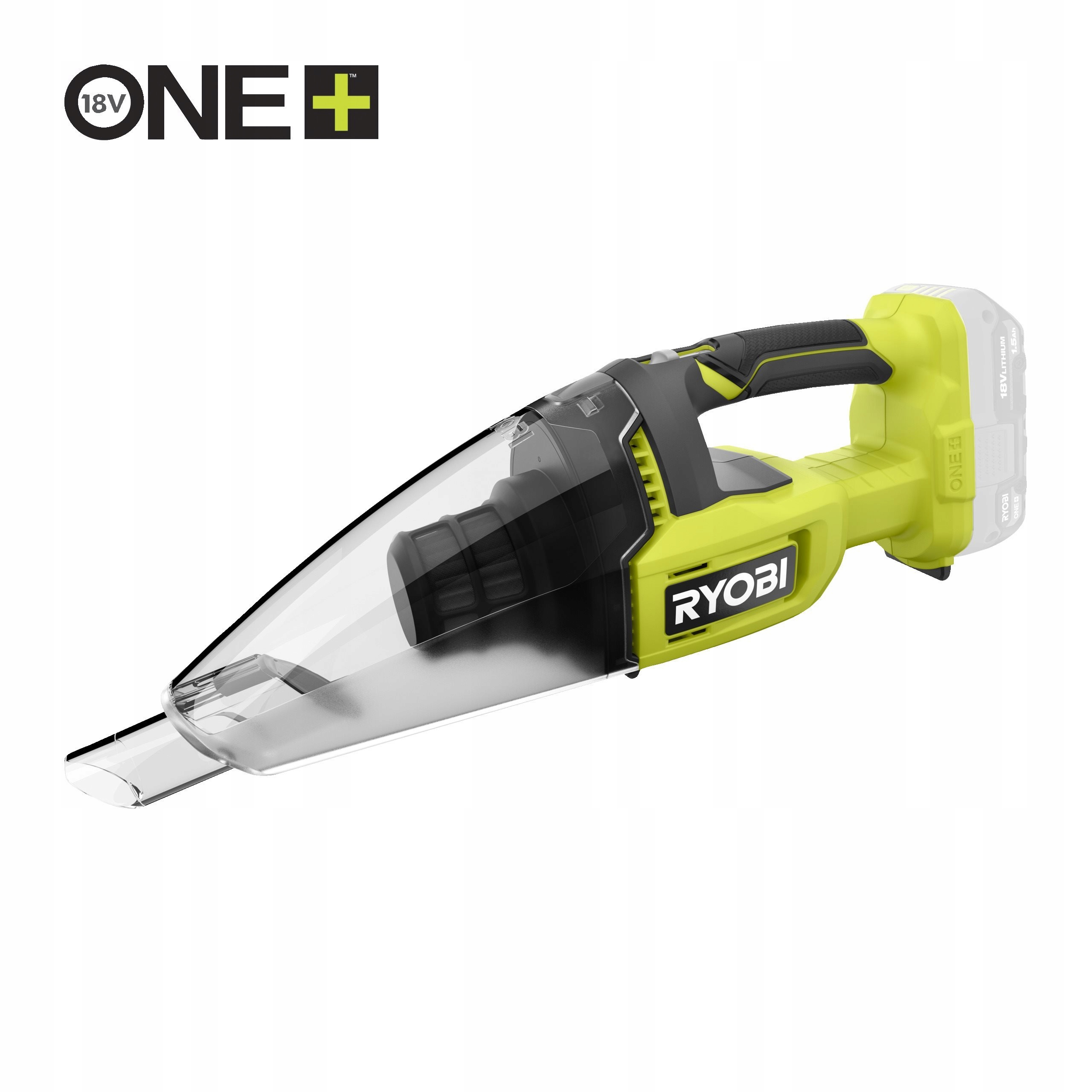 Ryobi RHV18-0 18V One+ ruční vysavač objem nádoby 600 ml