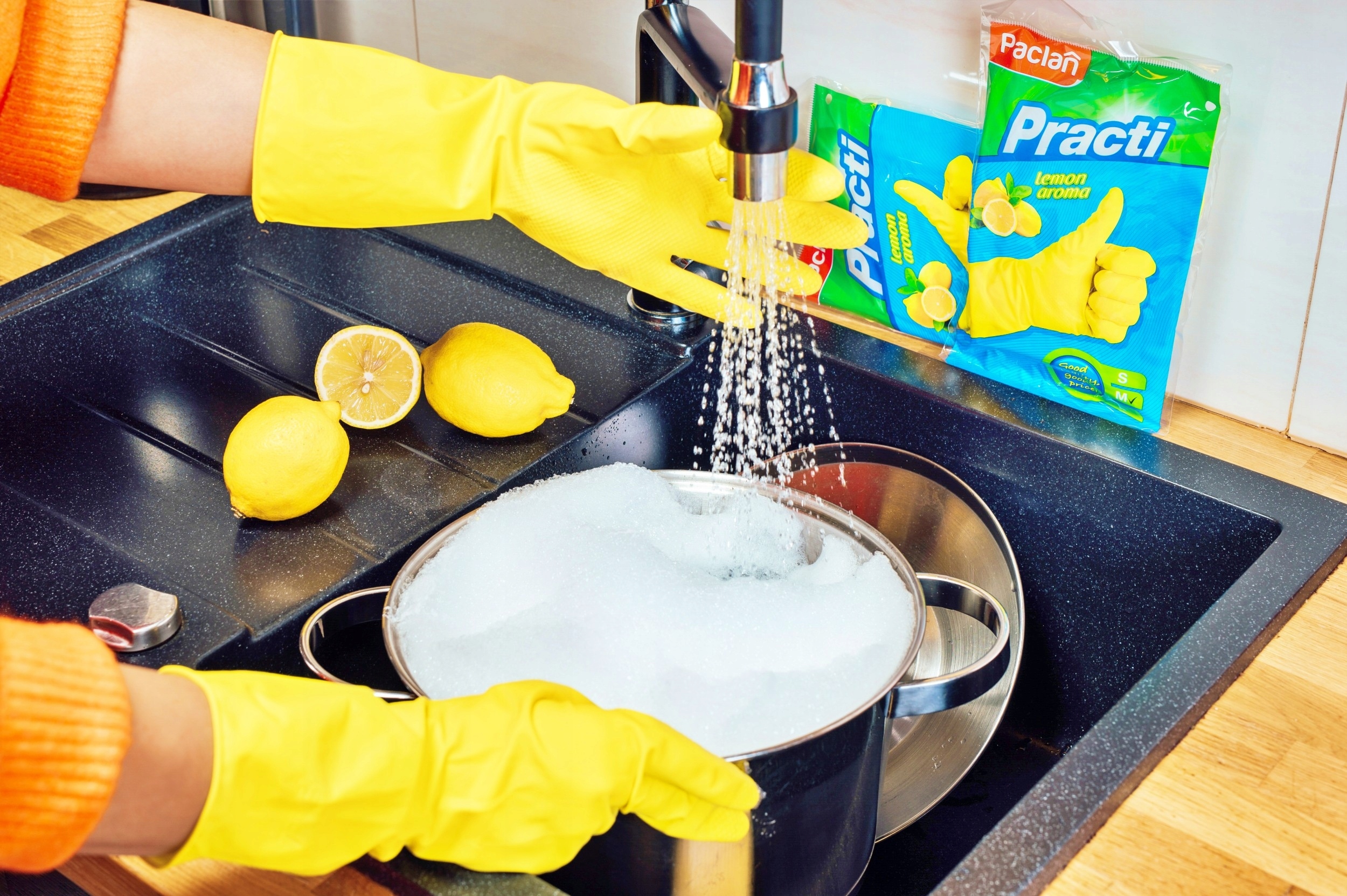 PACLAN REKAWICE GUMOWE L Zapach Cytrynowy Marka Paclan