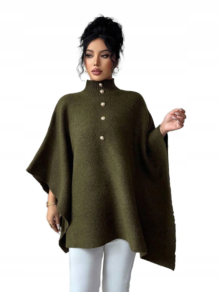 cqe PONCZO DAMSKIE Z APLIKACJĄ S