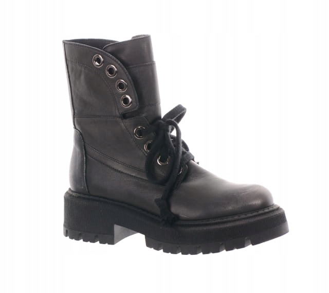 Ulmani Černé Dámské Kotníkové Boty Z Kůže 39
