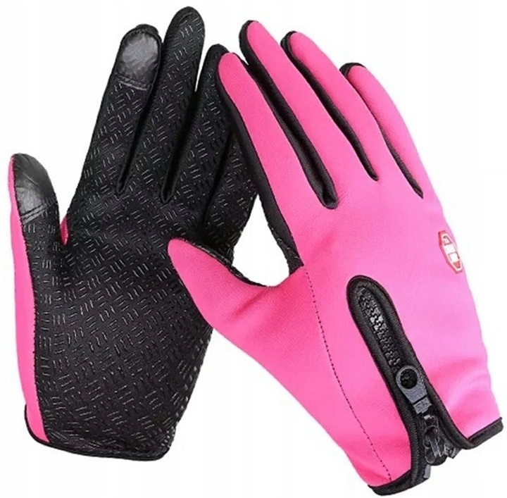 RĘKAWICE ZIMOWE RĘKAWICZKI SPORTOWE XL DOTYKOWE ROWER BIEGANIE UNIWERSALNE Typ pięciopalczaste