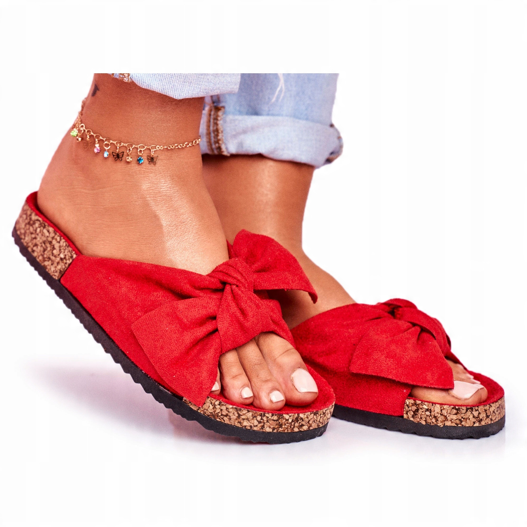 

Czerwone Skóra ekologiczna Buty PS1 r.37