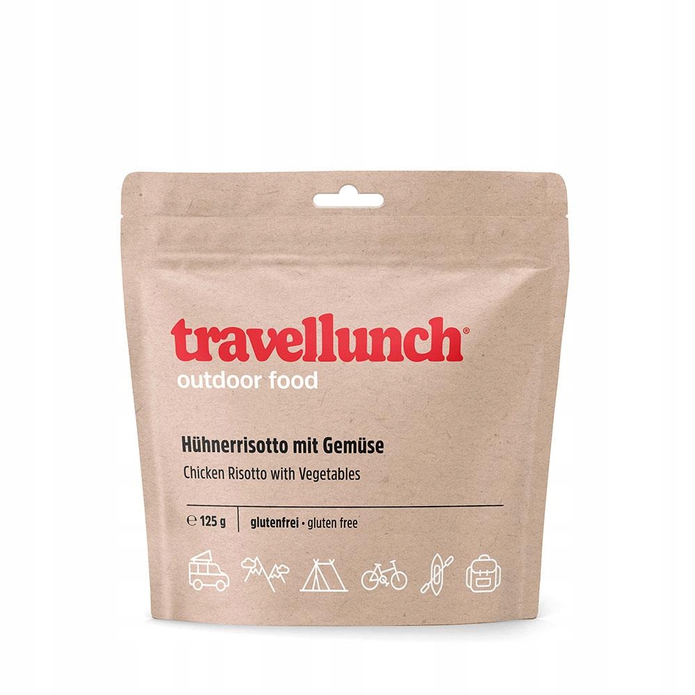 Travellunch liofilizat bezglutenowy Chicken Risotto żywność liofilizowana