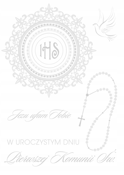 

Pamiątka Pierwszej Komunii Św Karnet B6Z Wzór 7