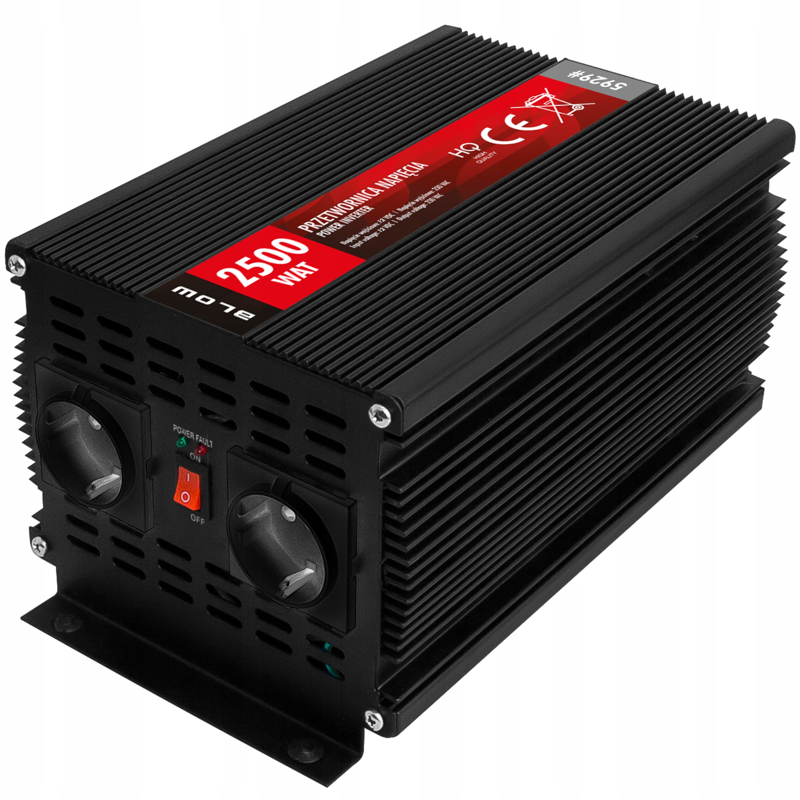 Měnič Napětí Do Auta Napětí 5000W 12V 230V Univerzální Obytný Vůz