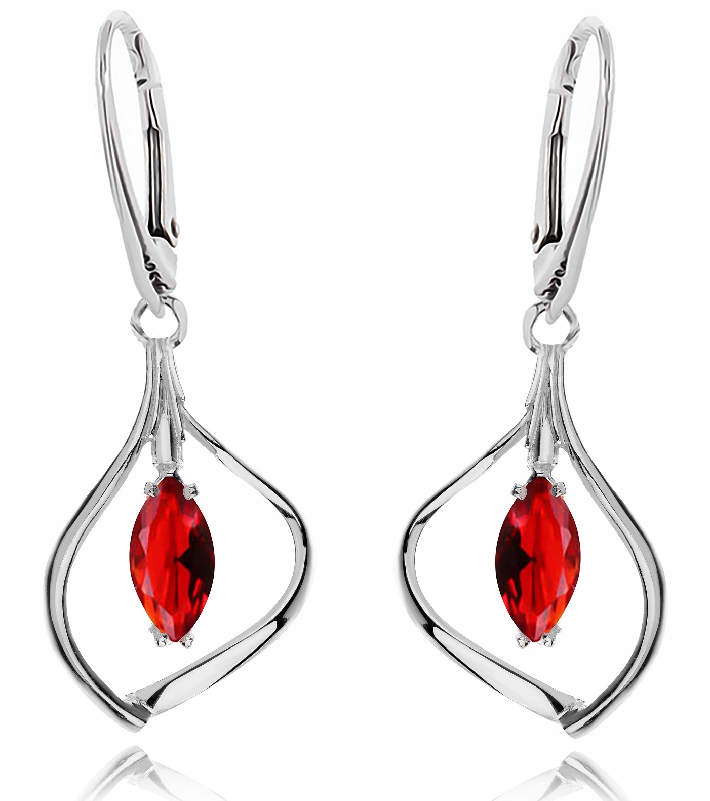 

Wiszące Kolczyki Z Czerwonymi Cyrkoniami Angielski