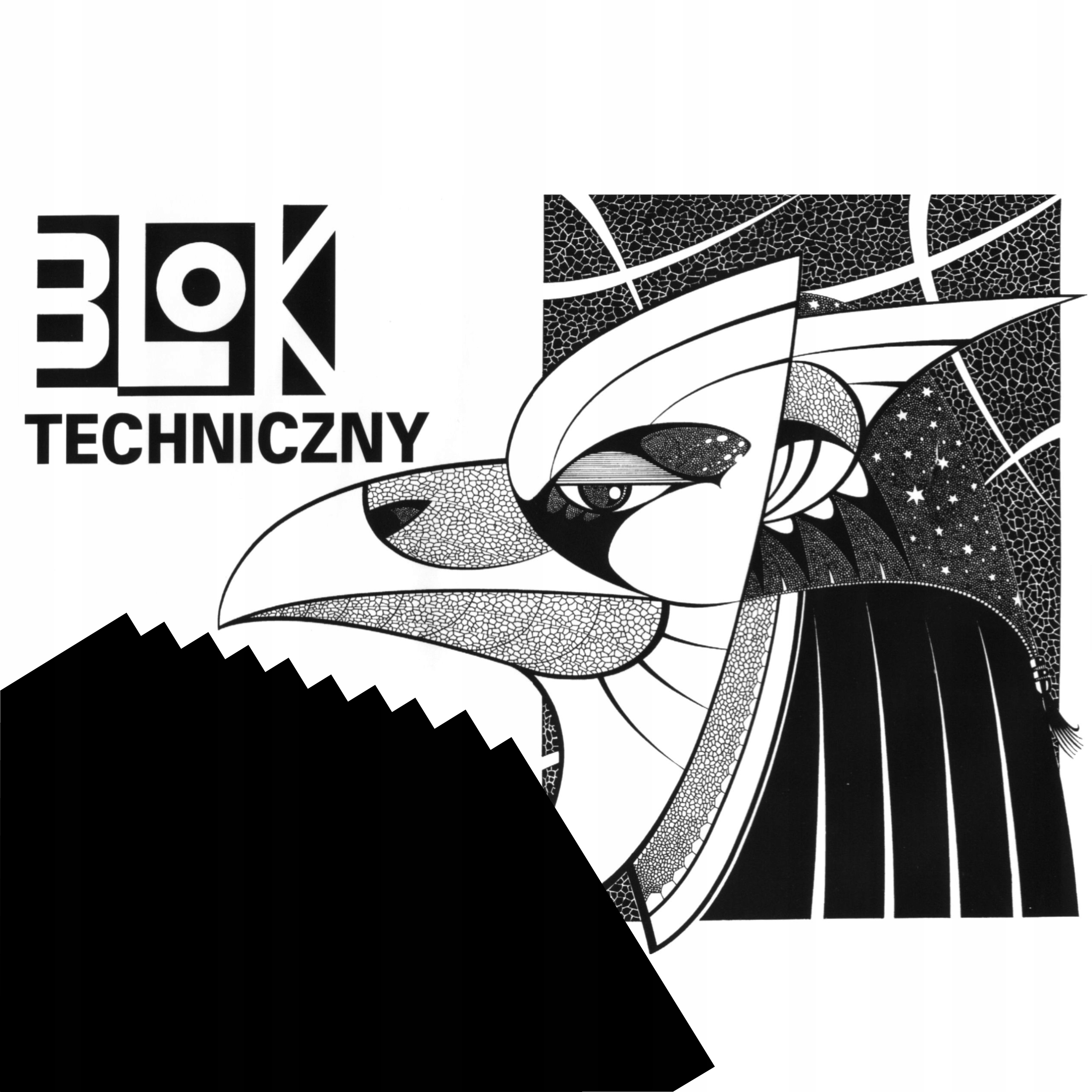 

Blok techniczny z czarnymi kartkami A4 10 kartek