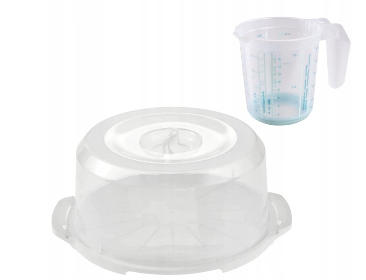 

Pojemnik na ciasto okrągły miarka Keeper