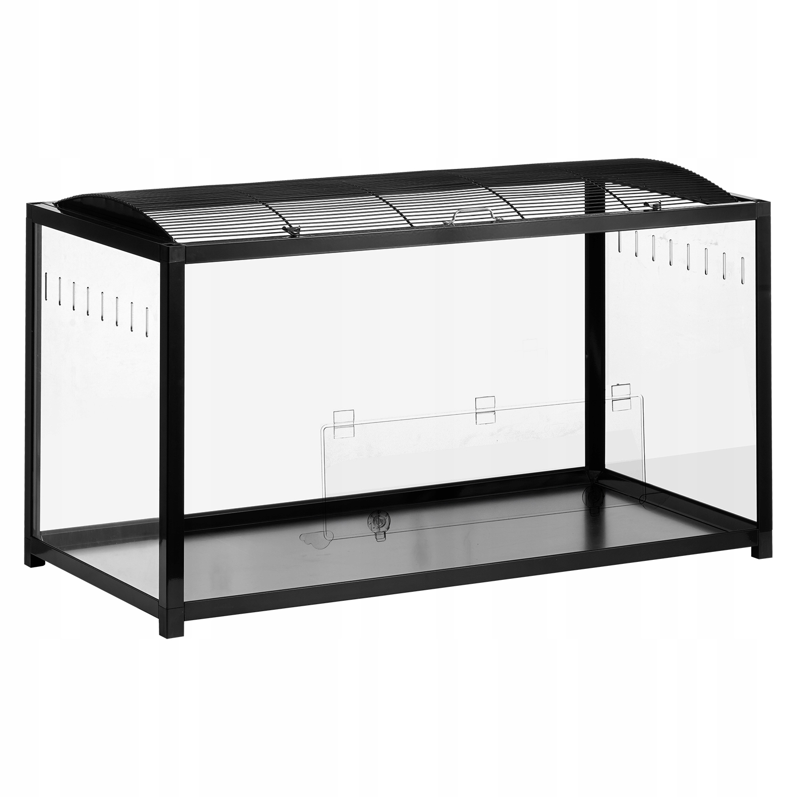 Levně Klec pro křečka 96x46,9x55,1 cm s plně průhlednými panely a horním oknem