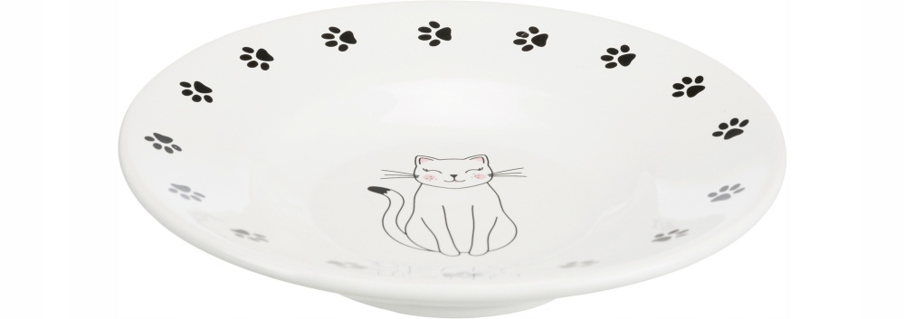 

Trixie Miska ceramiczna dla kota płytka 15cm