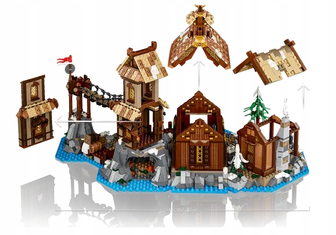 LEGO 21343 IDEAS - WIOSKA WIKINGÓW Wiek dziecka 18 lat +