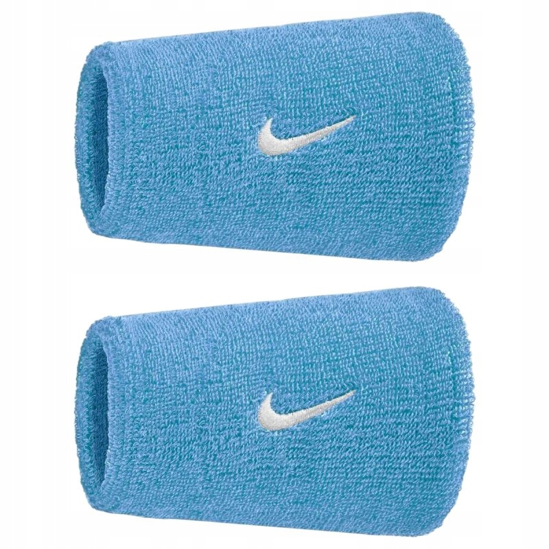 Nike Opaski Na Rękę Swoosh Wristband Double Light Blue