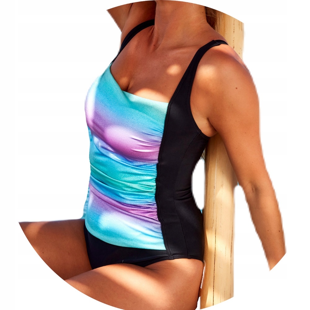 Jednodílné plavky Abi 028 tyrkysové 85C