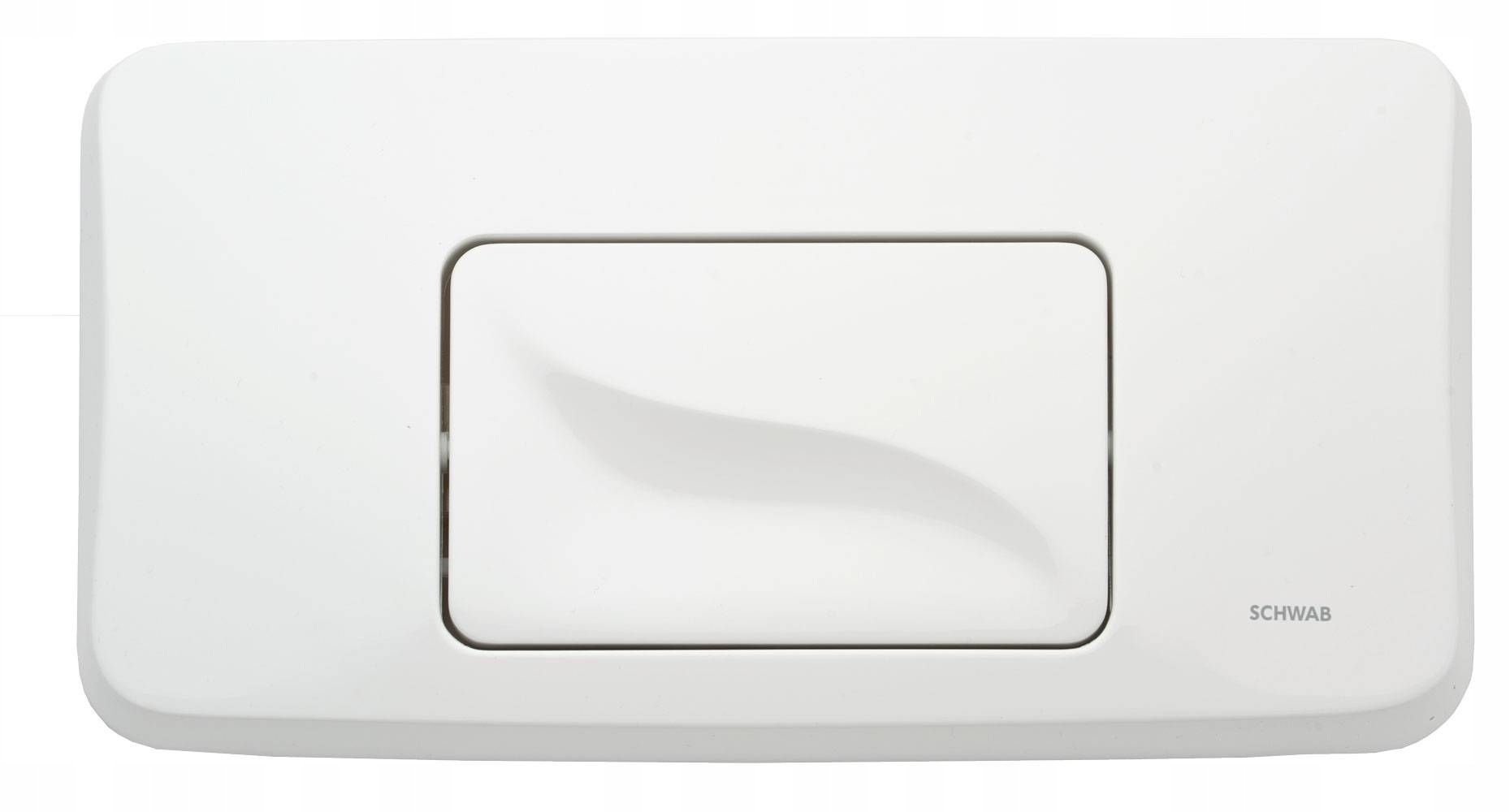 Schwab Splachovacie tlačidlo Gala s funkciou Stop Biely 223792