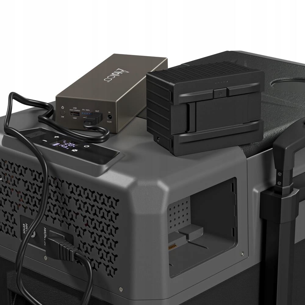 LODÓWKA TURYSTYCZNA PRZENOŚNA BCX50 47L + BATERIA Moc 60 W