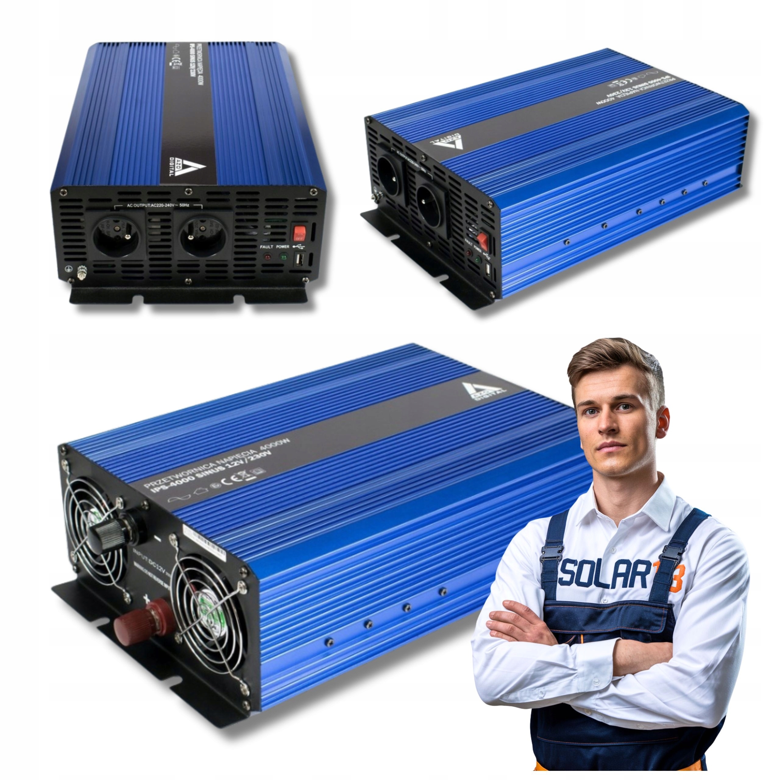 Azo Menič napätia 12V Sinus IPS-4000S
