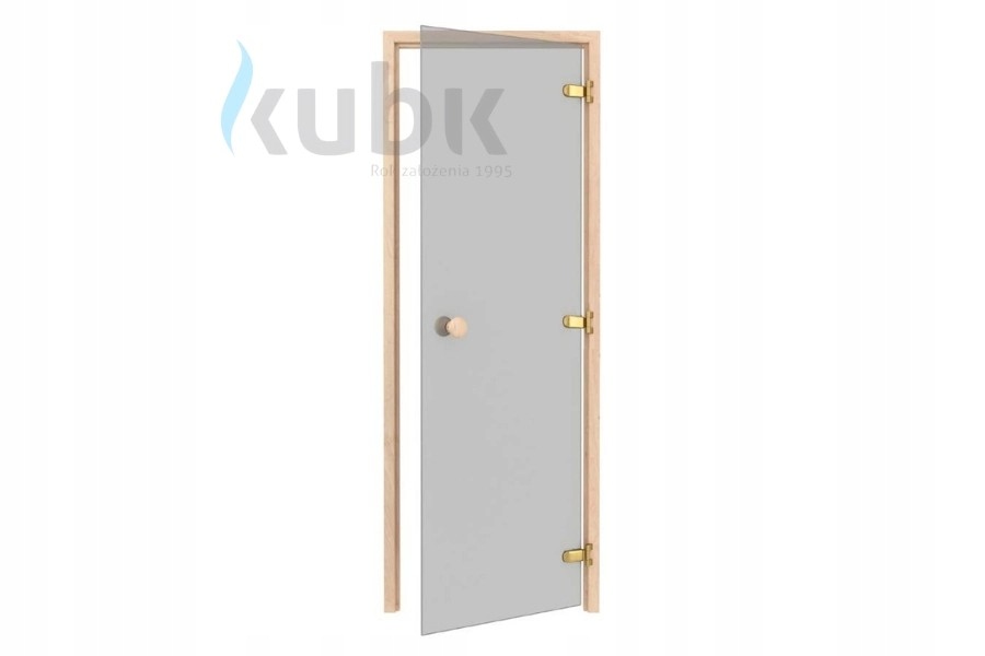 Drzwi do Sauny osika Trend 8x20 szare –