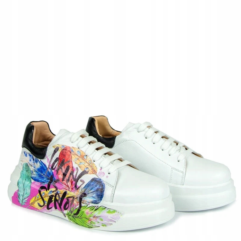 Boccato 044.997 Tenisky Adidasy Kůže Bílé 38