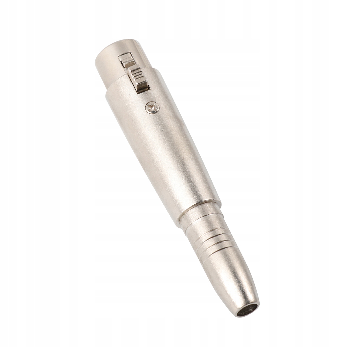 1 SZT. KOMPAKTOWY ADAPTER AUDIO 3-PINOWY ŻEŃSKI XLR NA WTYK 6.35MM MĘSKI