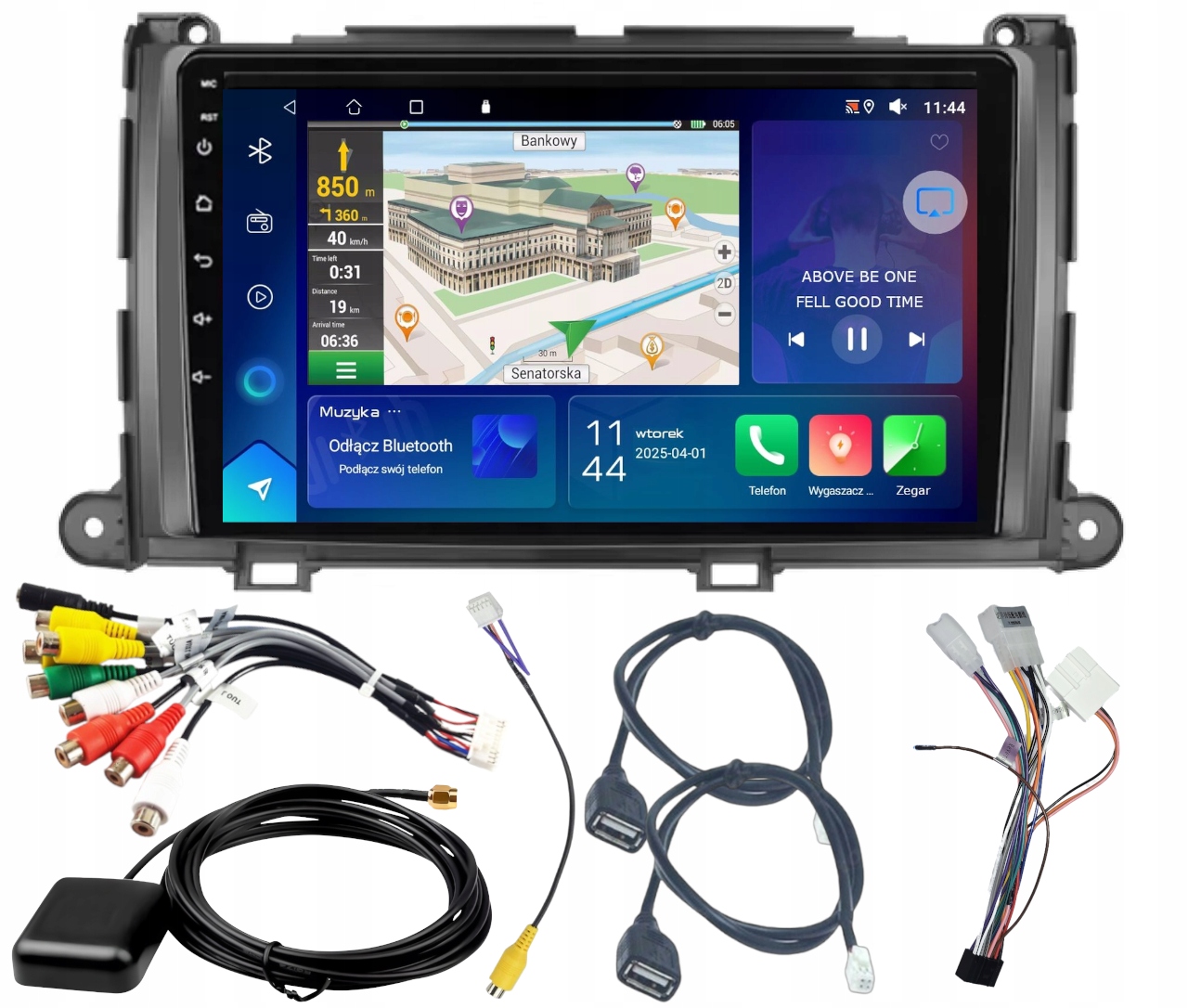 Gps Navigace Toyota Senna 2010-2014 Wifi Carplay Usb 2GB 64GB