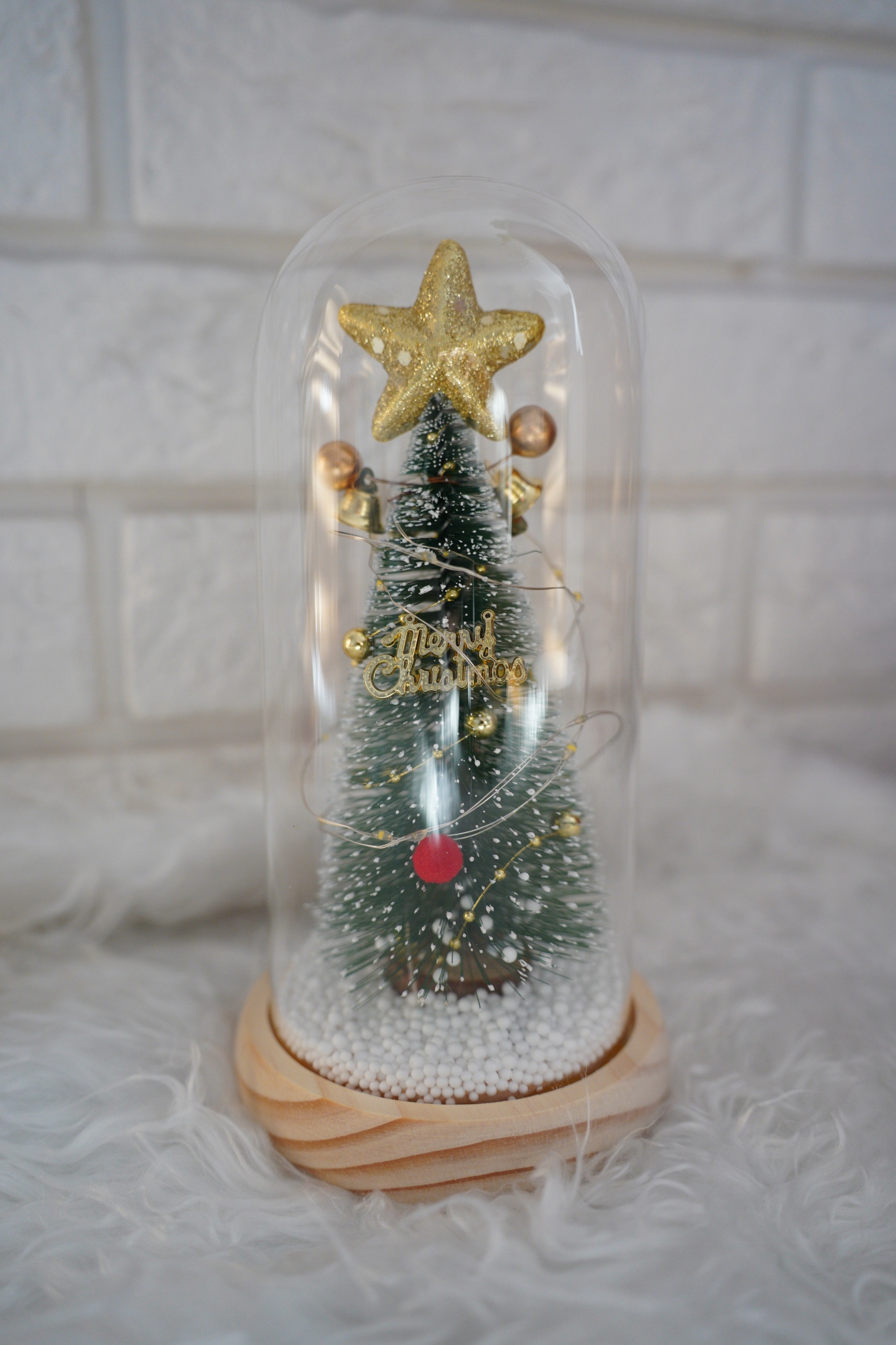 WIECZNA CHOINKA W SZKLE LED JAK RÓŻA MIKOŁAJ ŚWIĘTA GWIAZDKA PREZENT LED Kod producenta SE-WR1-LIL