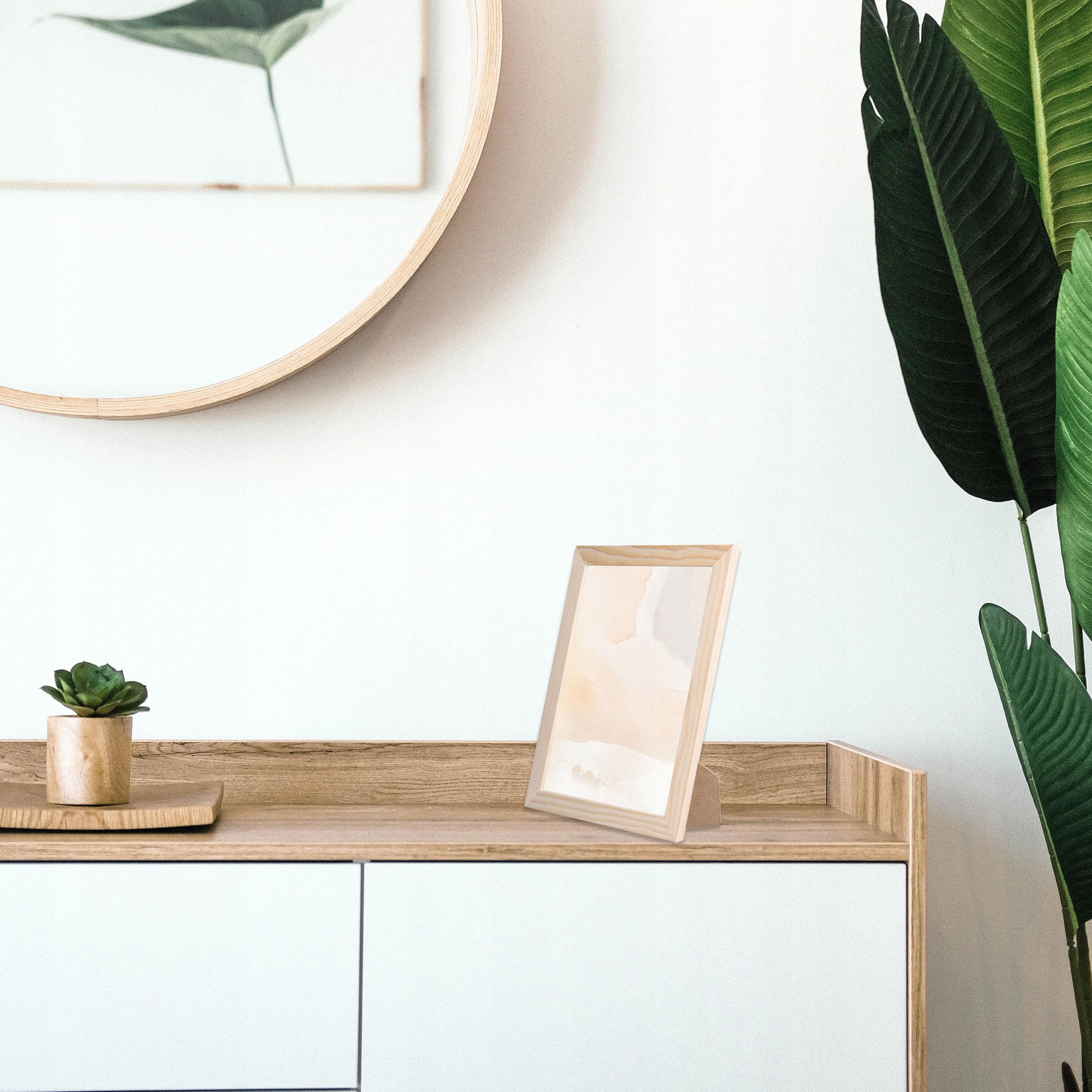 RAMKA NA ZDJĘCIA 15x21 RAMKI A5 SOSNOWA STOJĄCA Stan opakowania oryginalne