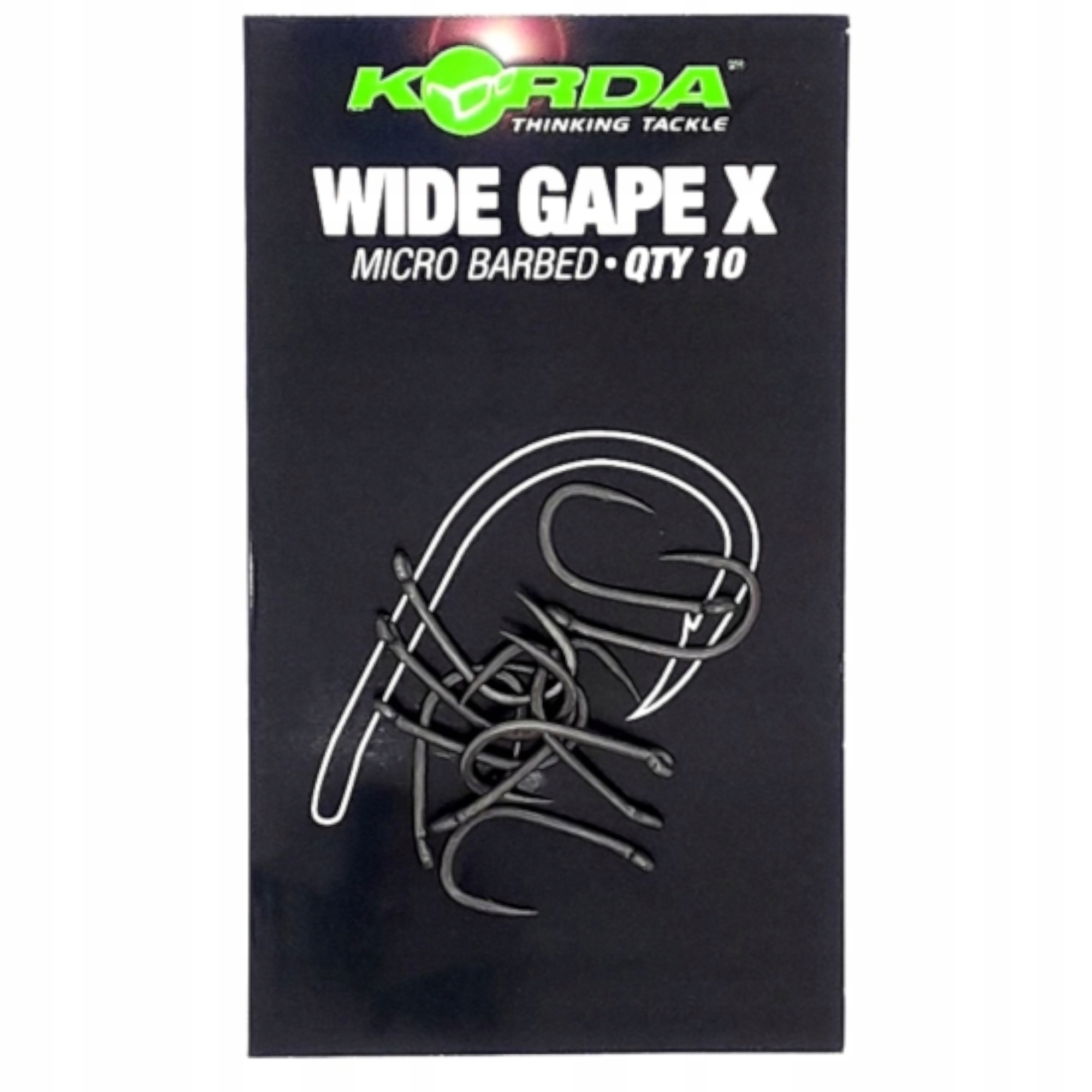 Haczyki Karpiowe Mikro Zadzior Korda Wide Gape X Micro Barbed r. 8