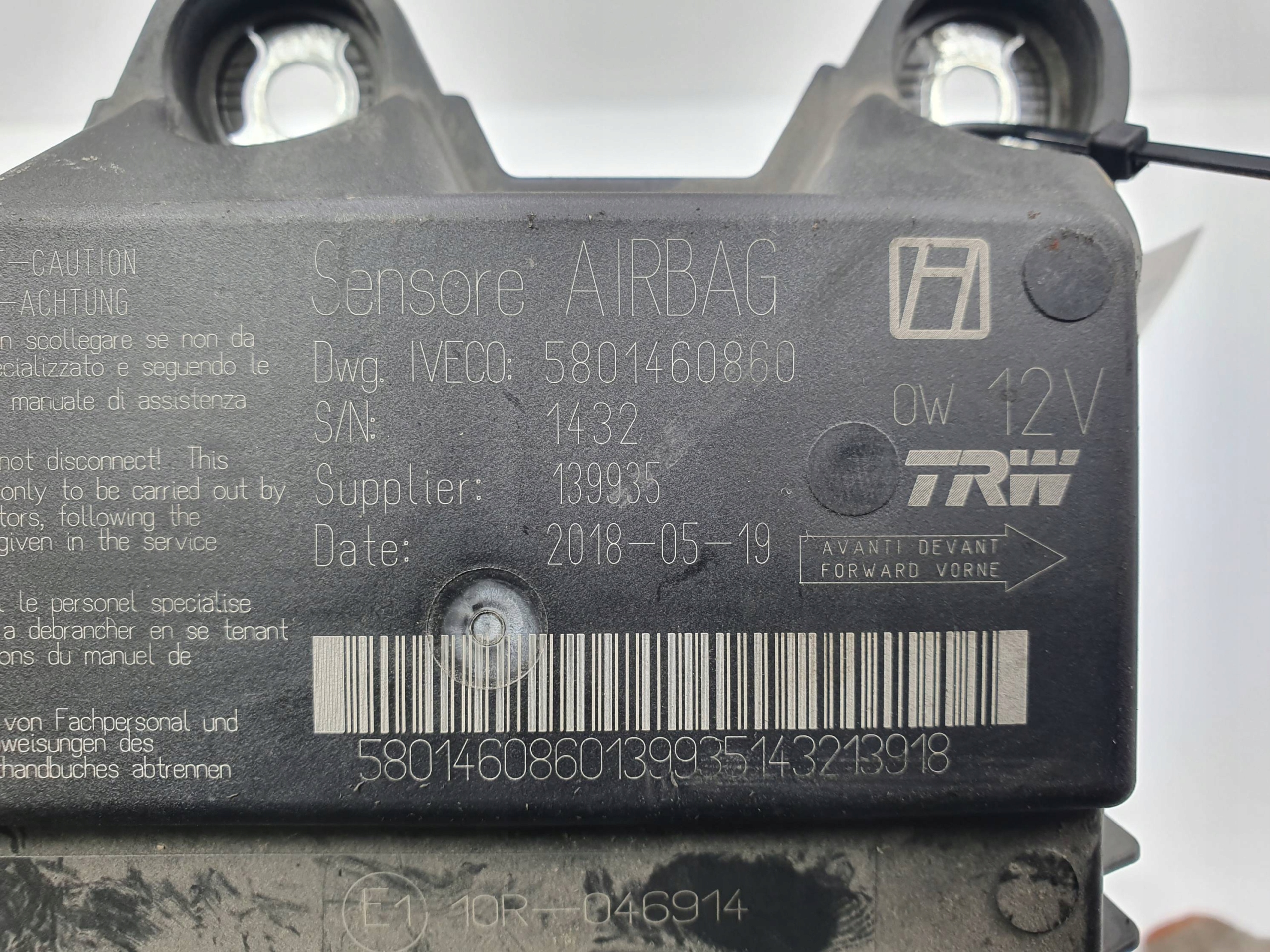 SENSOR airbag 5801460860 IVECO DAILY 35S14