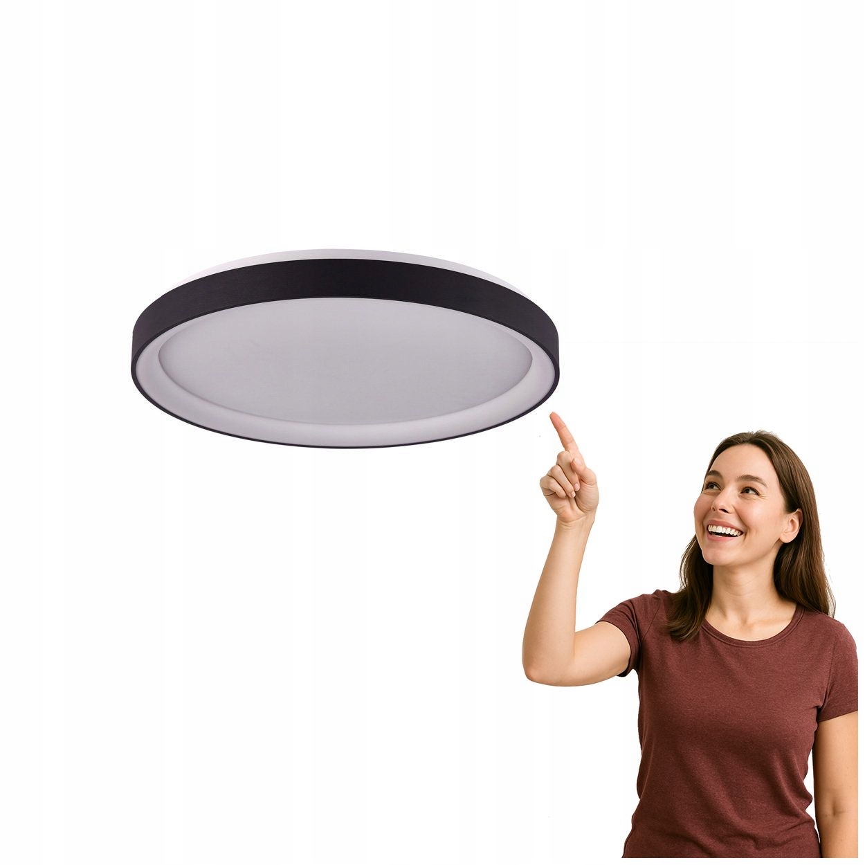 Led stropná lampa 38W Vico PLF-53675-048RC-BK-3KS4K Italux