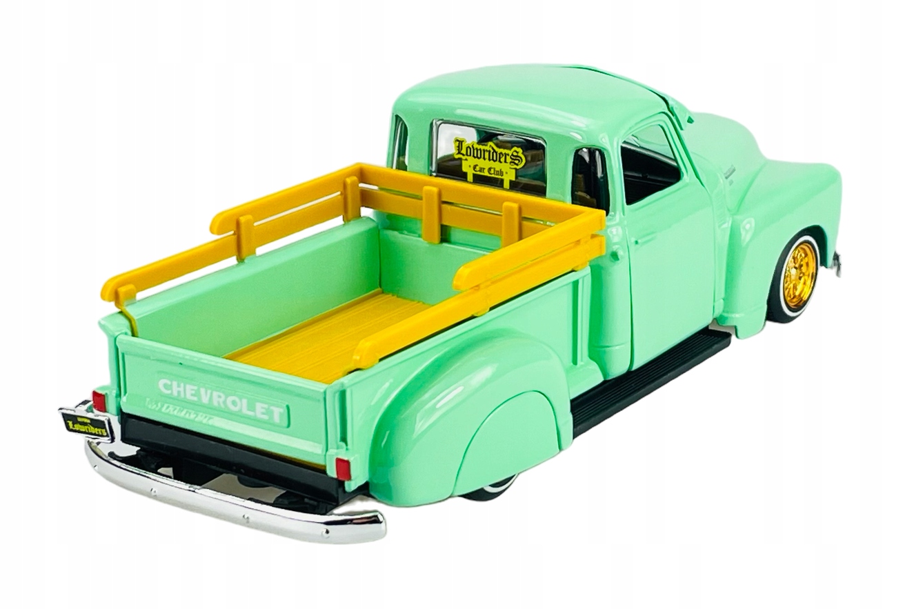 MAISTO DESIGN 1950 CHEVROLET 3100 PICKUP ZIELONY 1:25 NOWY METALOWY MODEL Marka bez marki