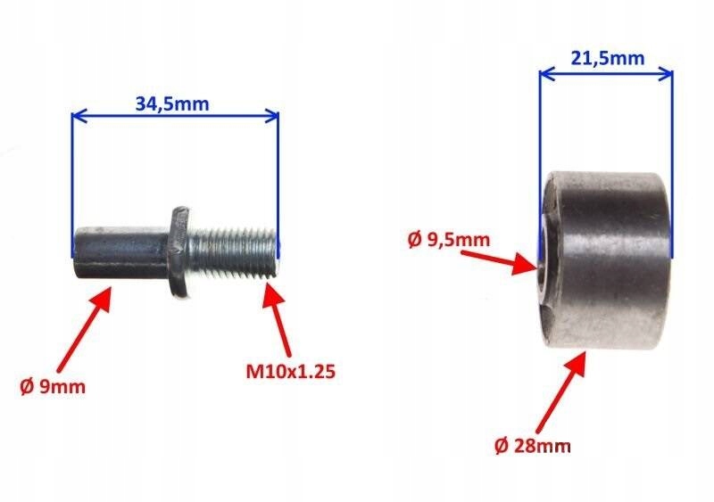 Tuleja zębatki tył ze śrubami Kingway Choper kpl Producent Wilmat
