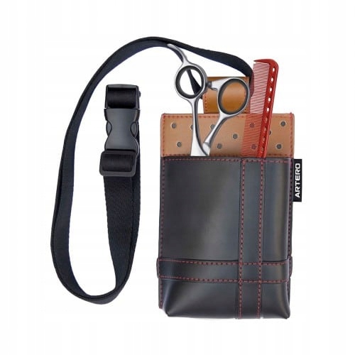 Pouzdro taška na nůžky a kadeřnické nářadí Black-brown Artero