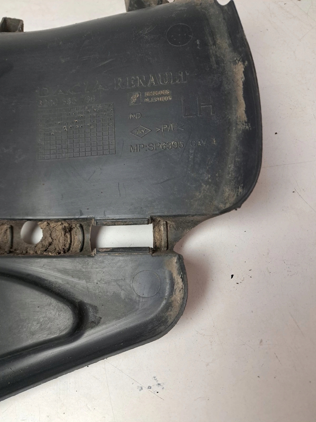motor cover lower left Dacia Sandero Logan and