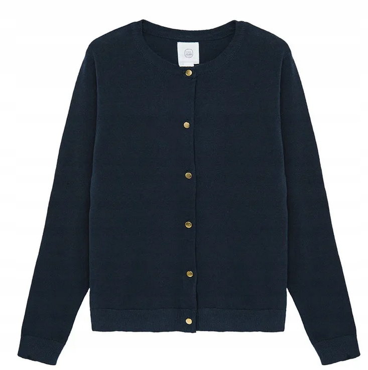 Cool Club Sweter dziewczęcy rozpinany granatowy r 98