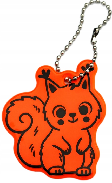 ZAWIESZKA ODBLASKOWA BRELOK PRZYWIESZKA WIEWIÓRKA