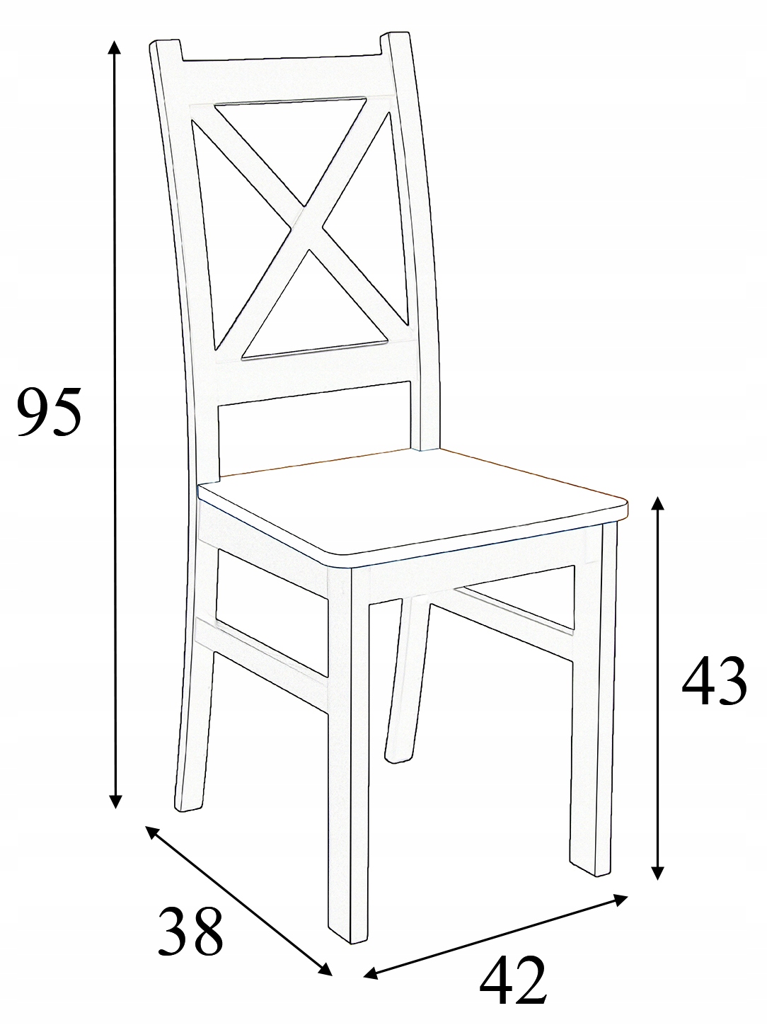 ZESTAW DĄB CRAFT STÓŁ MK3 ROZKŁADANY+6 KRZESEŁ Kolor korpusu stołu czarny
