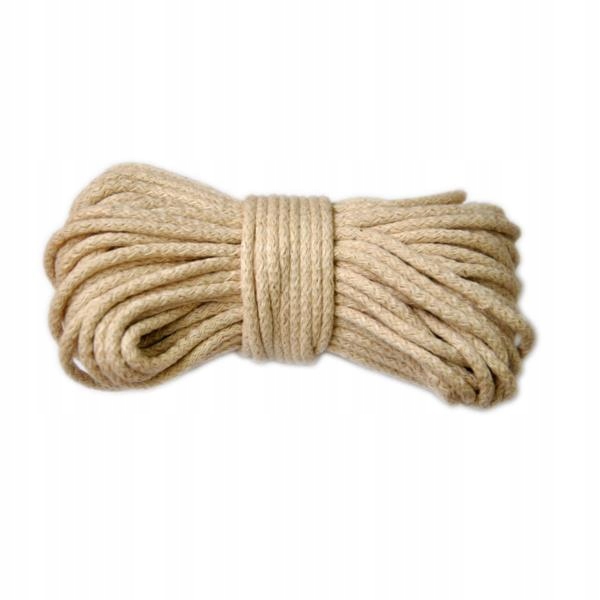 

Knot bawełniany do świec 3 mm, motek 20m