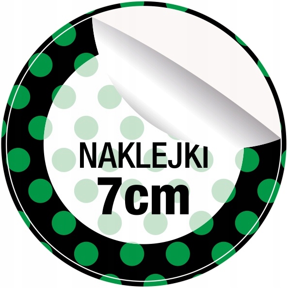

Naklejki Etykiety z własnym Logo okrągłe 7cm