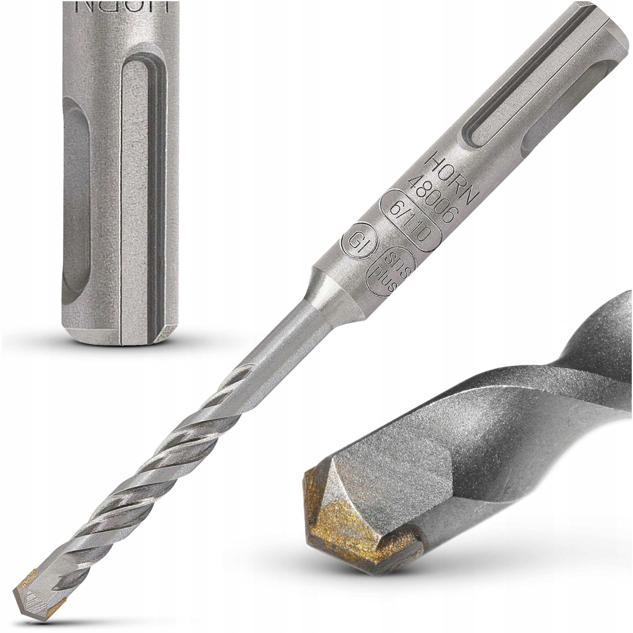 

Wiertło Do Betonu Fi 6mm Sds Plus Widia 6X110 mm