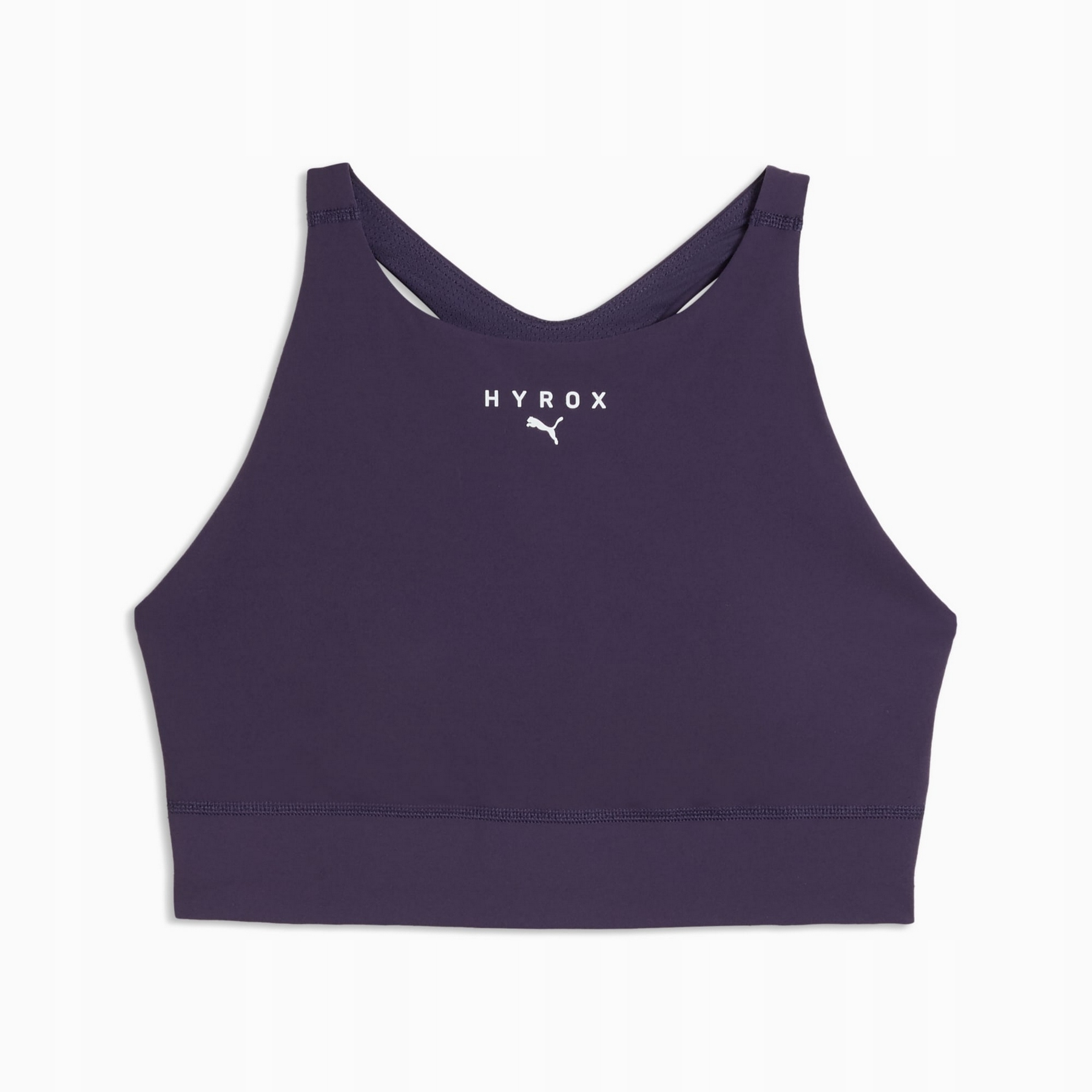 Biustonosz treningowy Puma Hyrox Shapeluxe High Neck purple